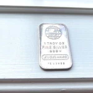 1 Troy Oz Silver Bar .999+